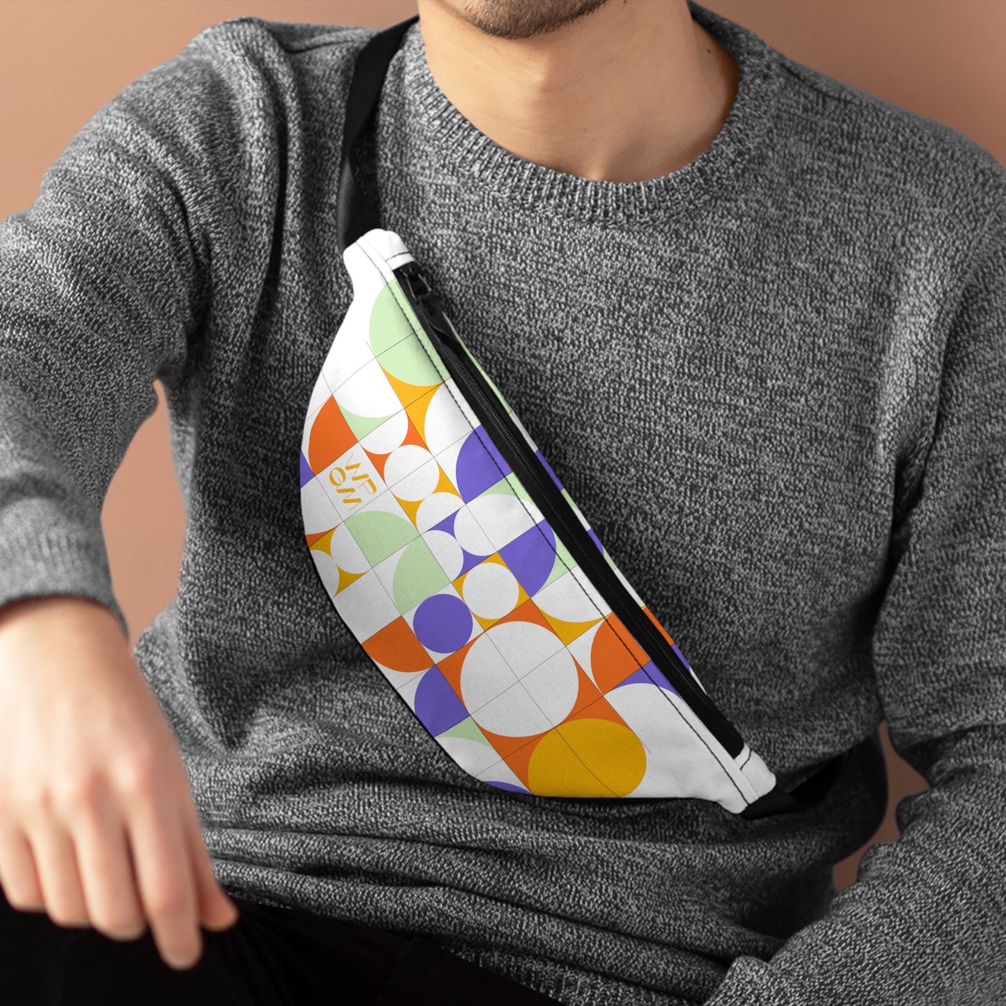 WPGM Colorgrid Fanny Pack (White)