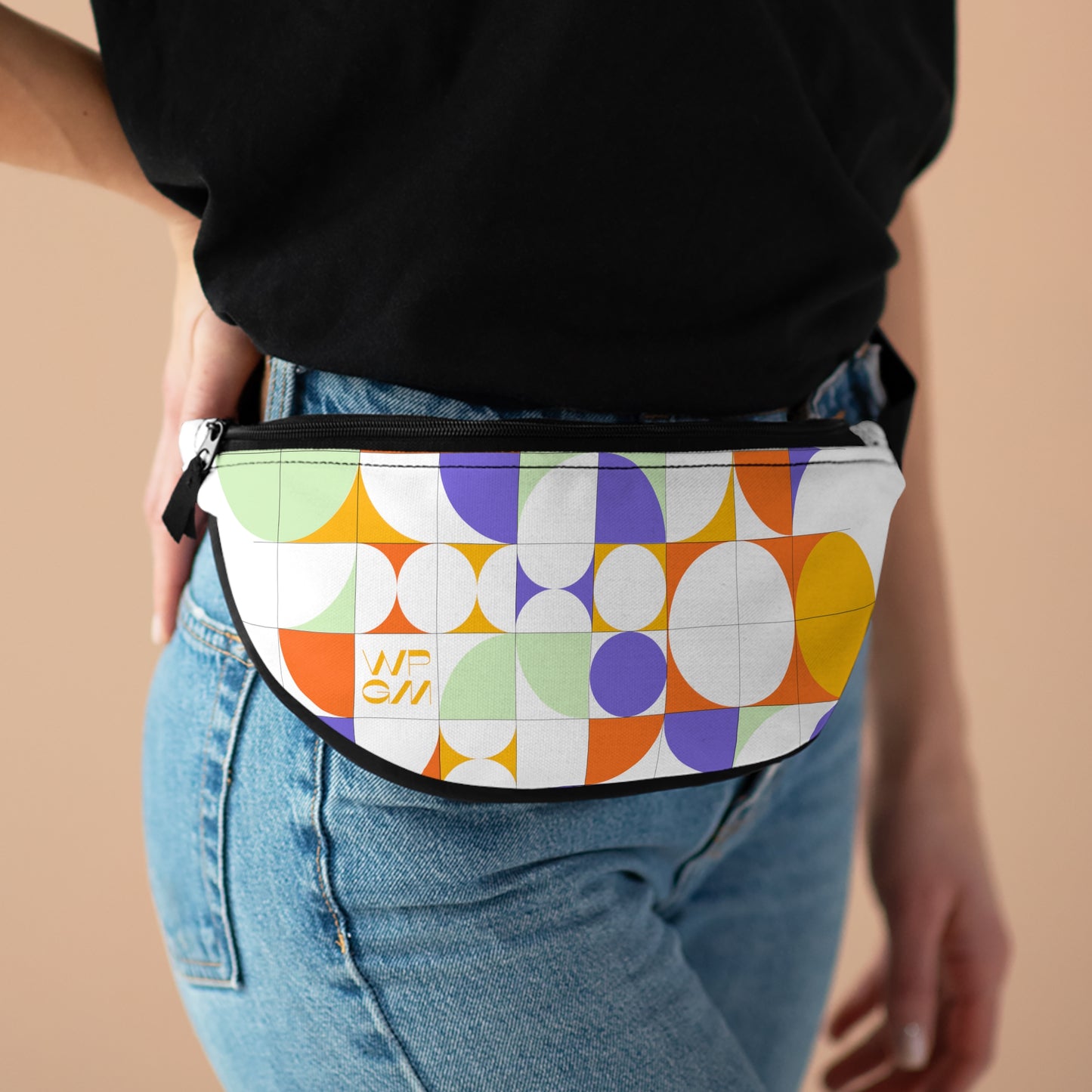 WPGM Colorgrid Fanny Pack (White)