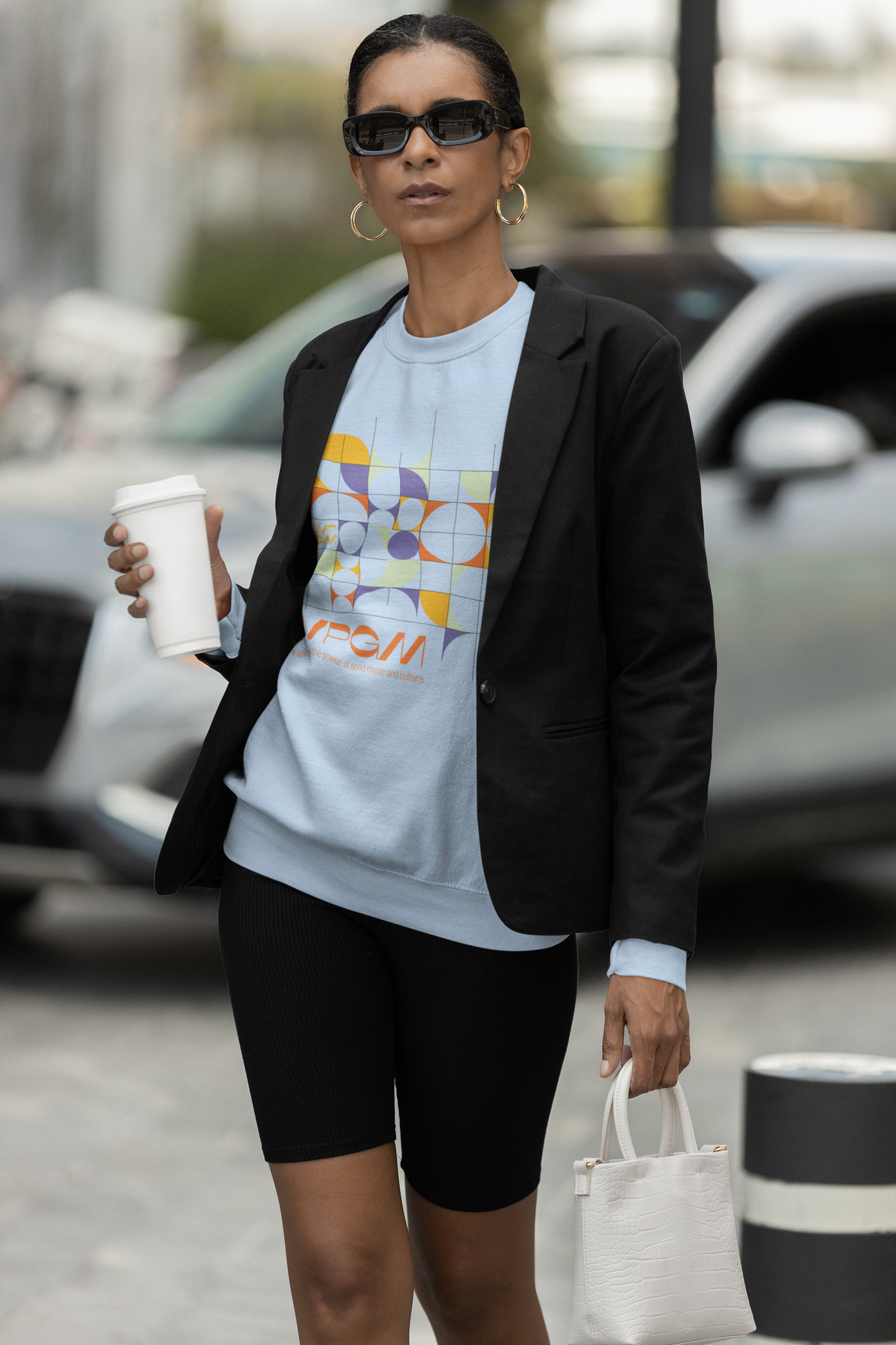 WPGM Colorgrid Unisex Crewneck Sweatshirt