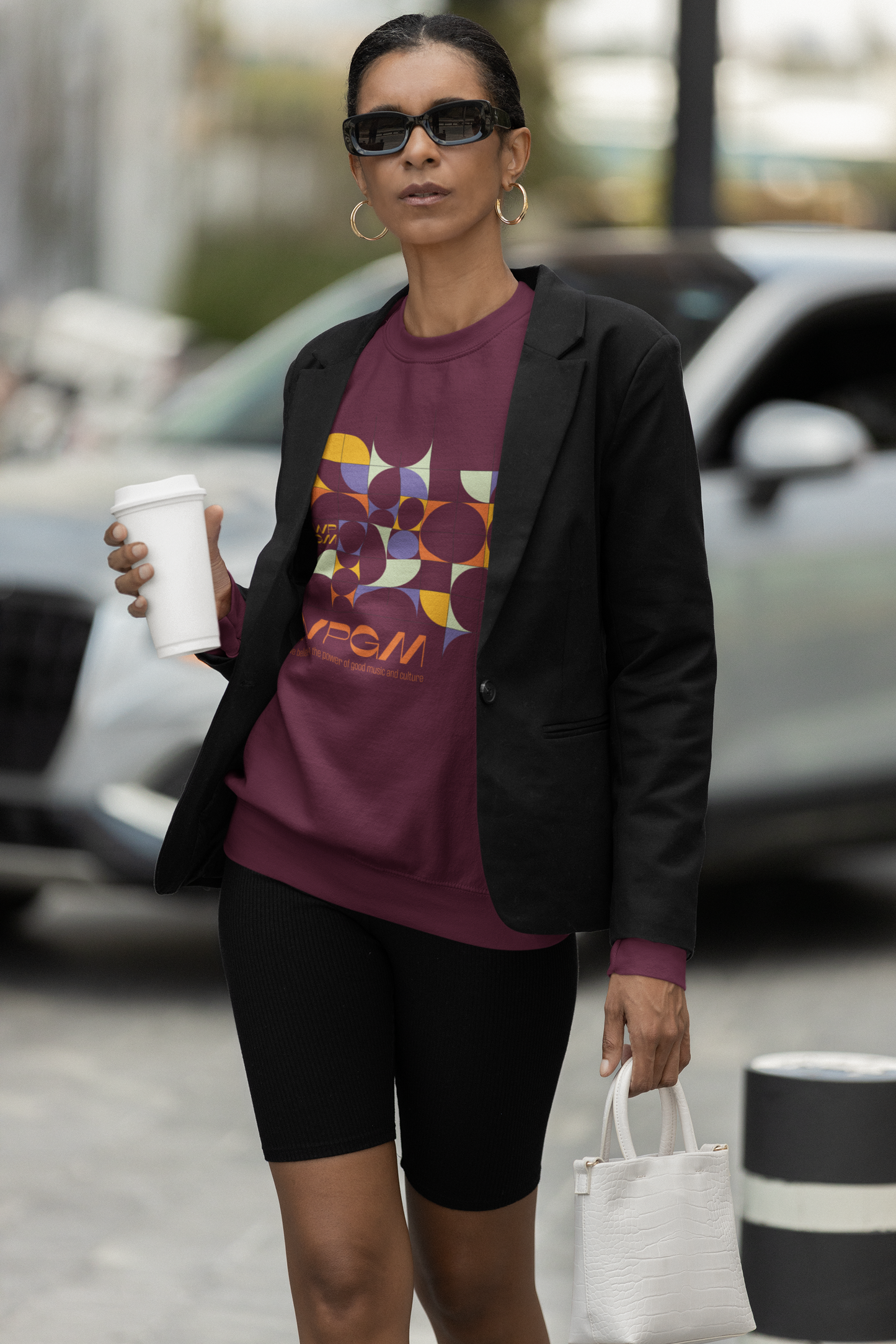 WPGM Colorgrid Unisex Crewneck Sweatshirt