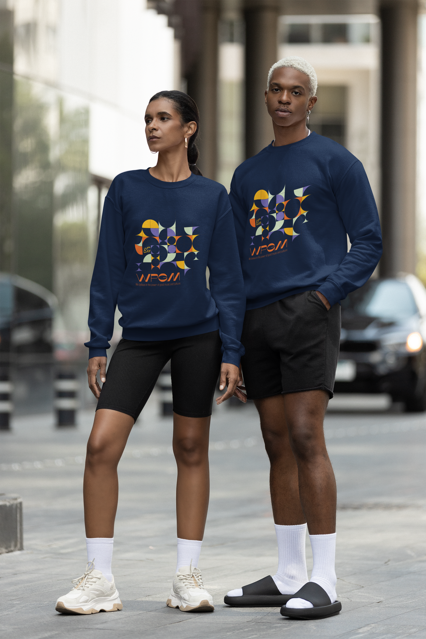 WPGM Colorgrid Unisex Crewneck Sweatshirt