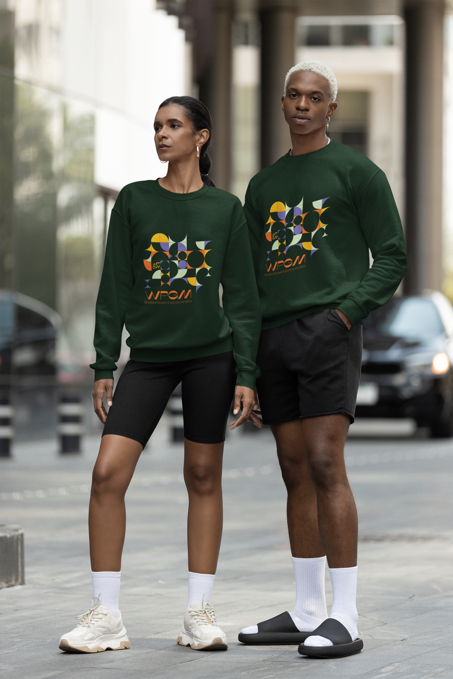 WPGM Colorgrid Unisex Crewneck Sweatshirt