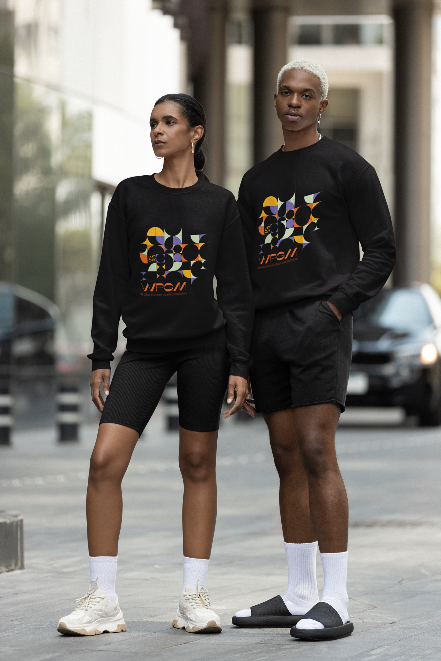 WPGM Colorgrid Unisex Crewneck Sweatshirt
