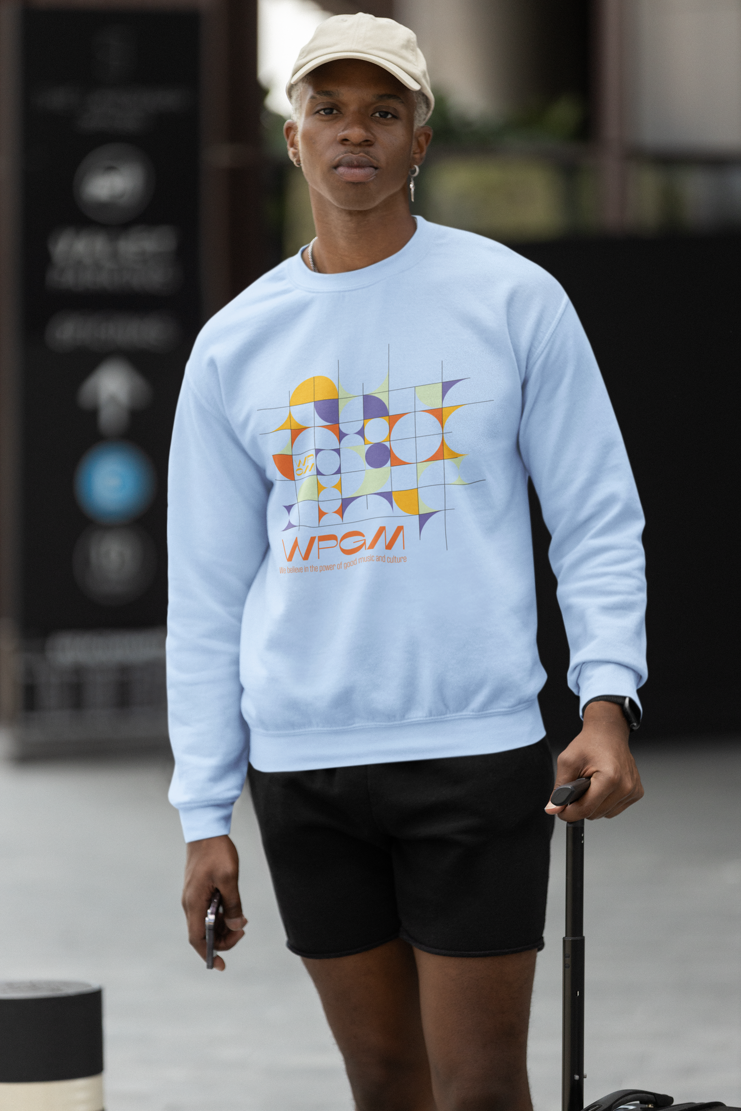 WPGM Colorgrid Unisex Crewneck Sweatshirt