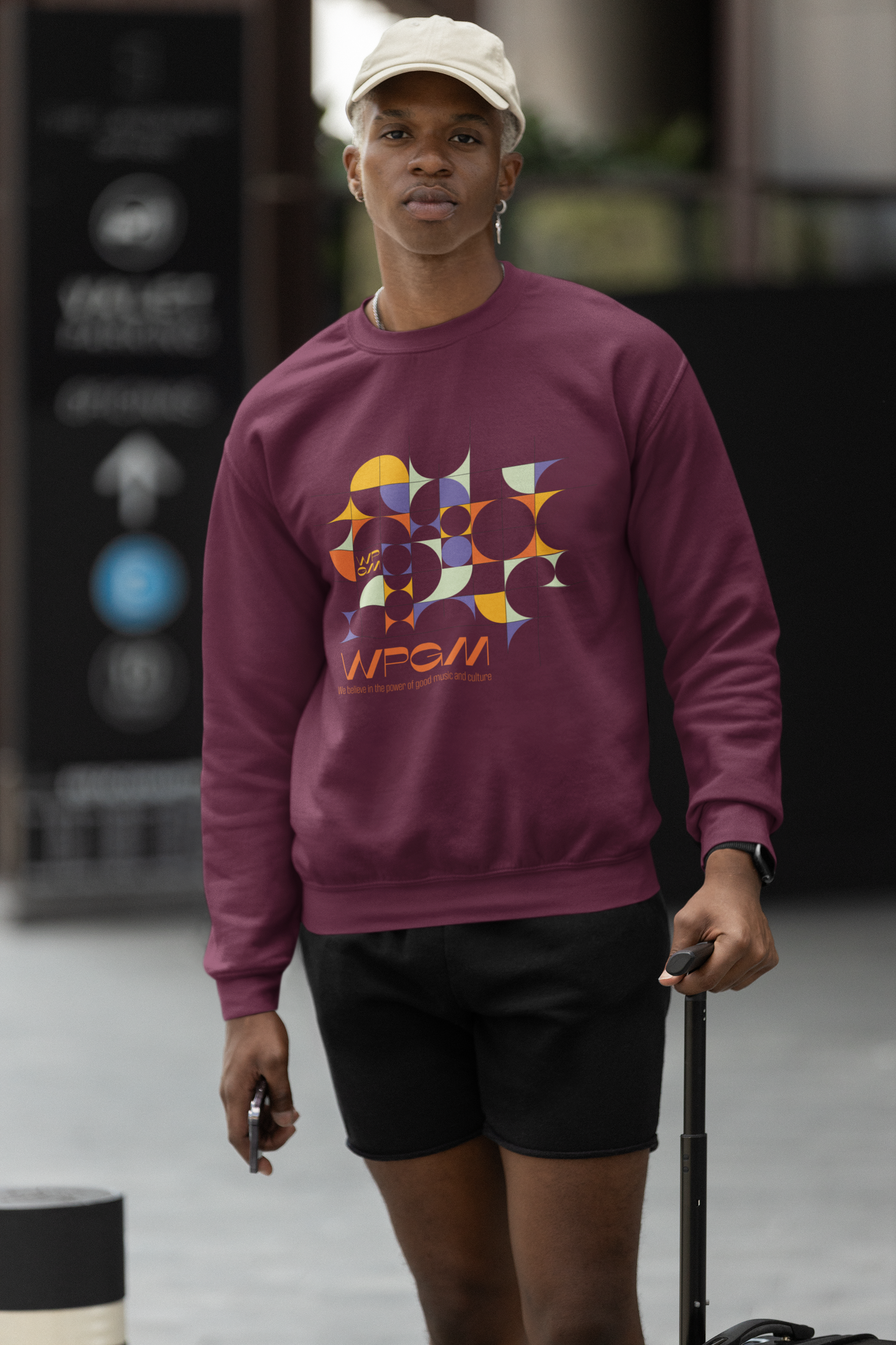 WPGM Colorgrid Unisex Crewneck Sweatshirt
