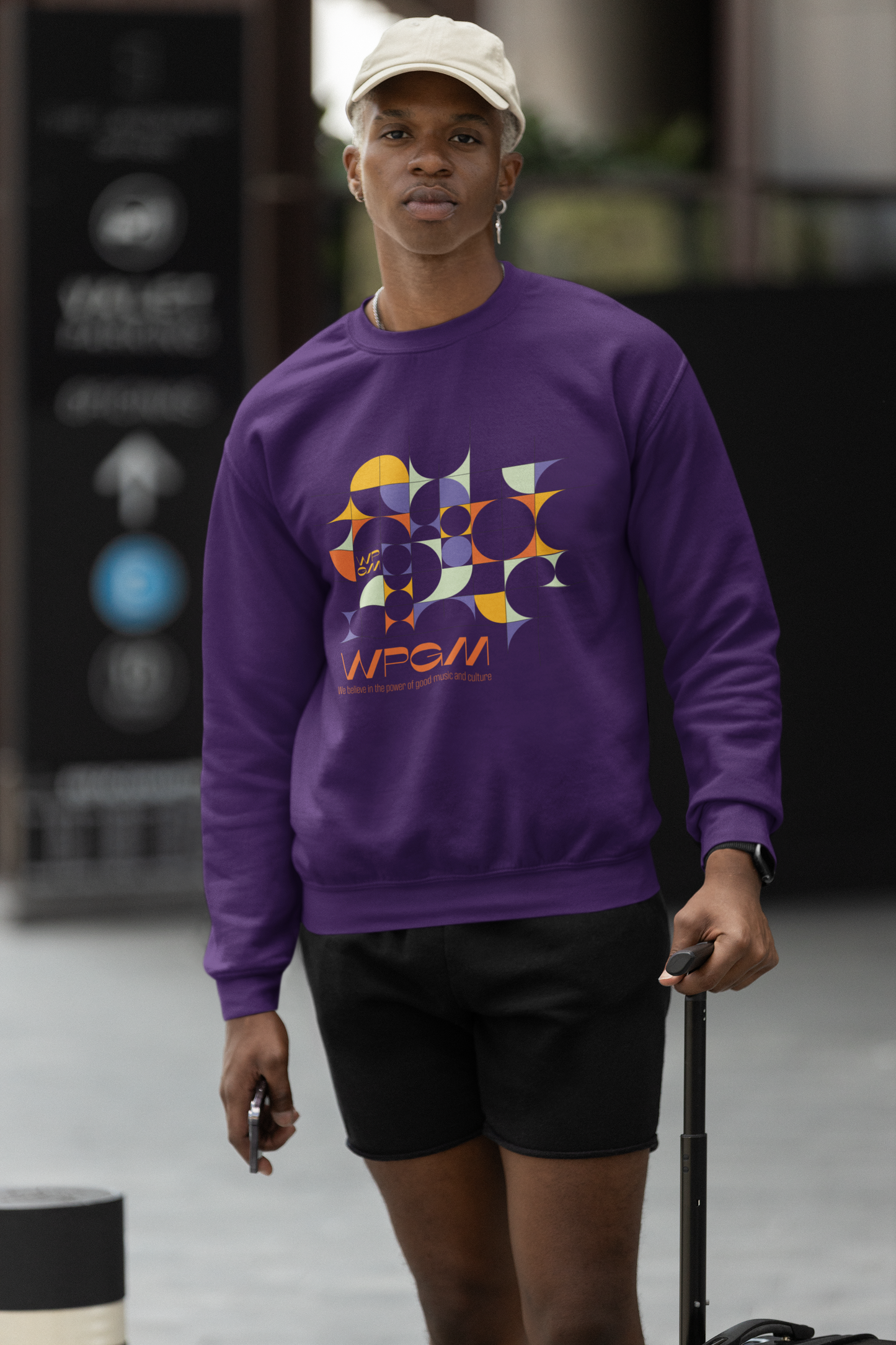 WPGM Colorgrid Unisex Crewneck Sweatshirt