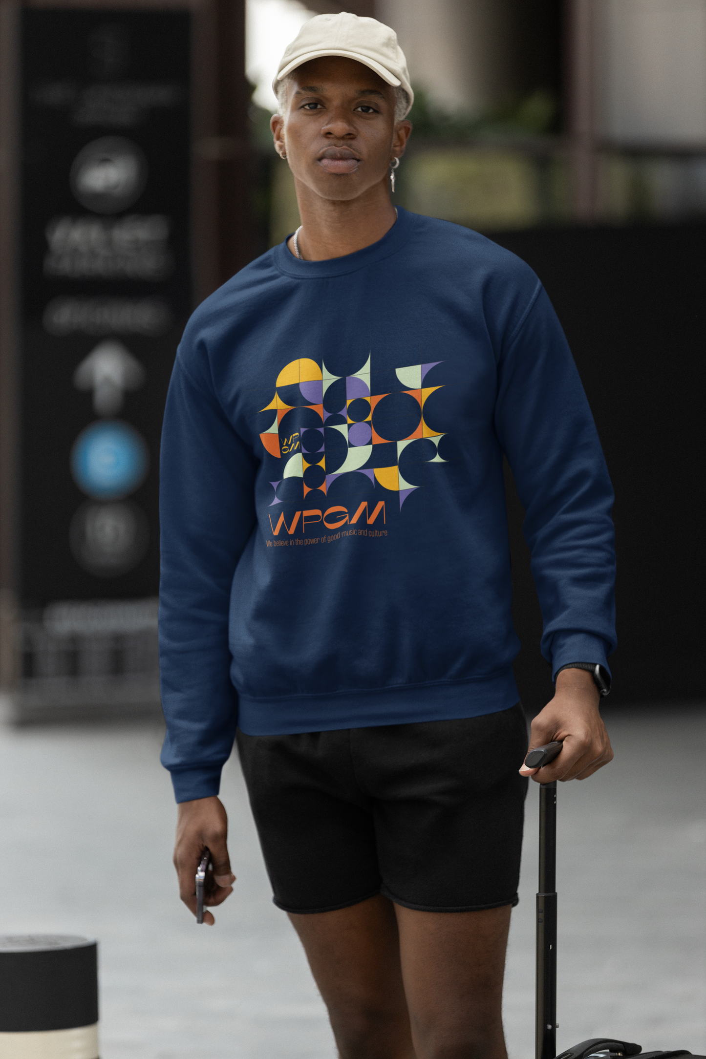 WPGM Colorgrid Unisex Crewneck Sweatshirt