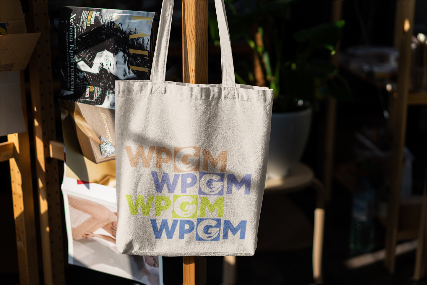 WPGM Classic Cotton Canvas Tote Bag
