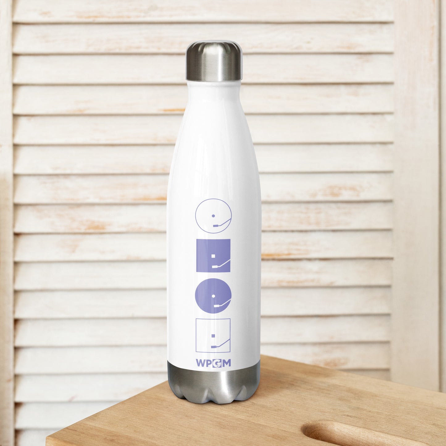 WPGM Vinyl IV Stainless steel water bottle (Purple)