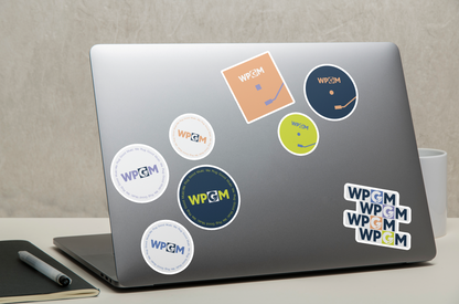 WPGM Bubble-free Stickers (3"x3")