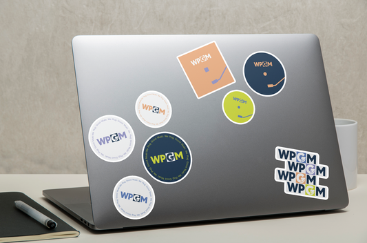 WPGM Bubble-free Stickers (4"x4")