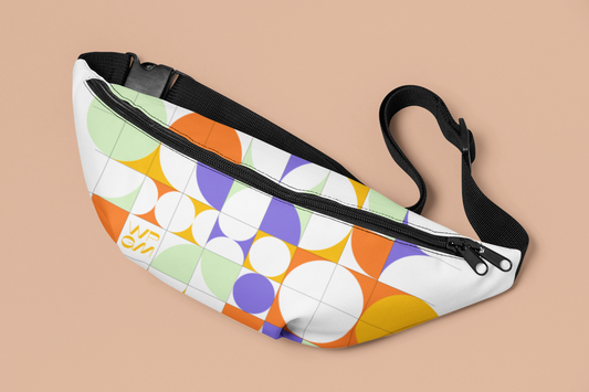 WPGM Colorgrid Fanny Pack (White)