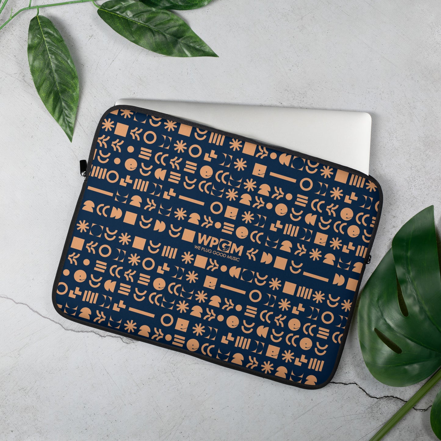 WPGM Signature Ensemble Laptop Sleeve (Navy-Orange)