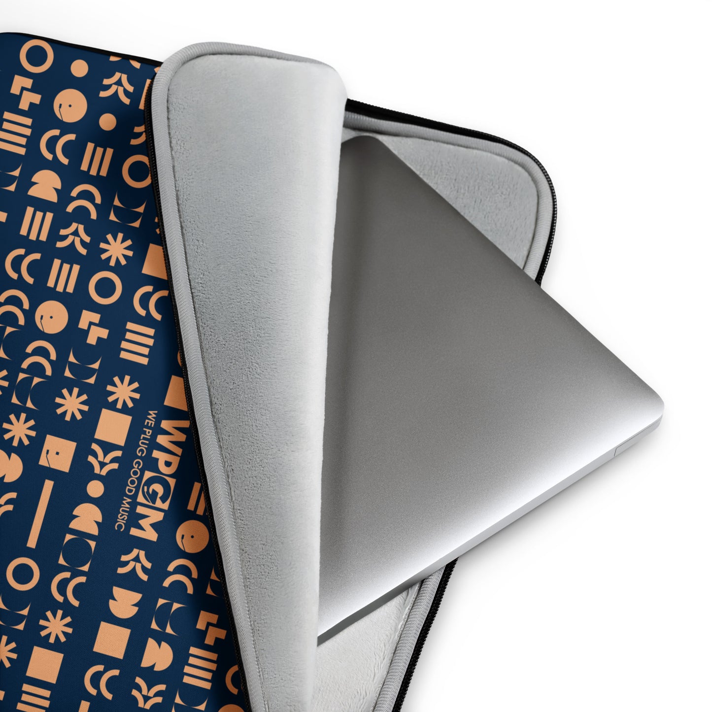 WPGM Signature Ensemble Laptop Sleeve (Navy-Orange)