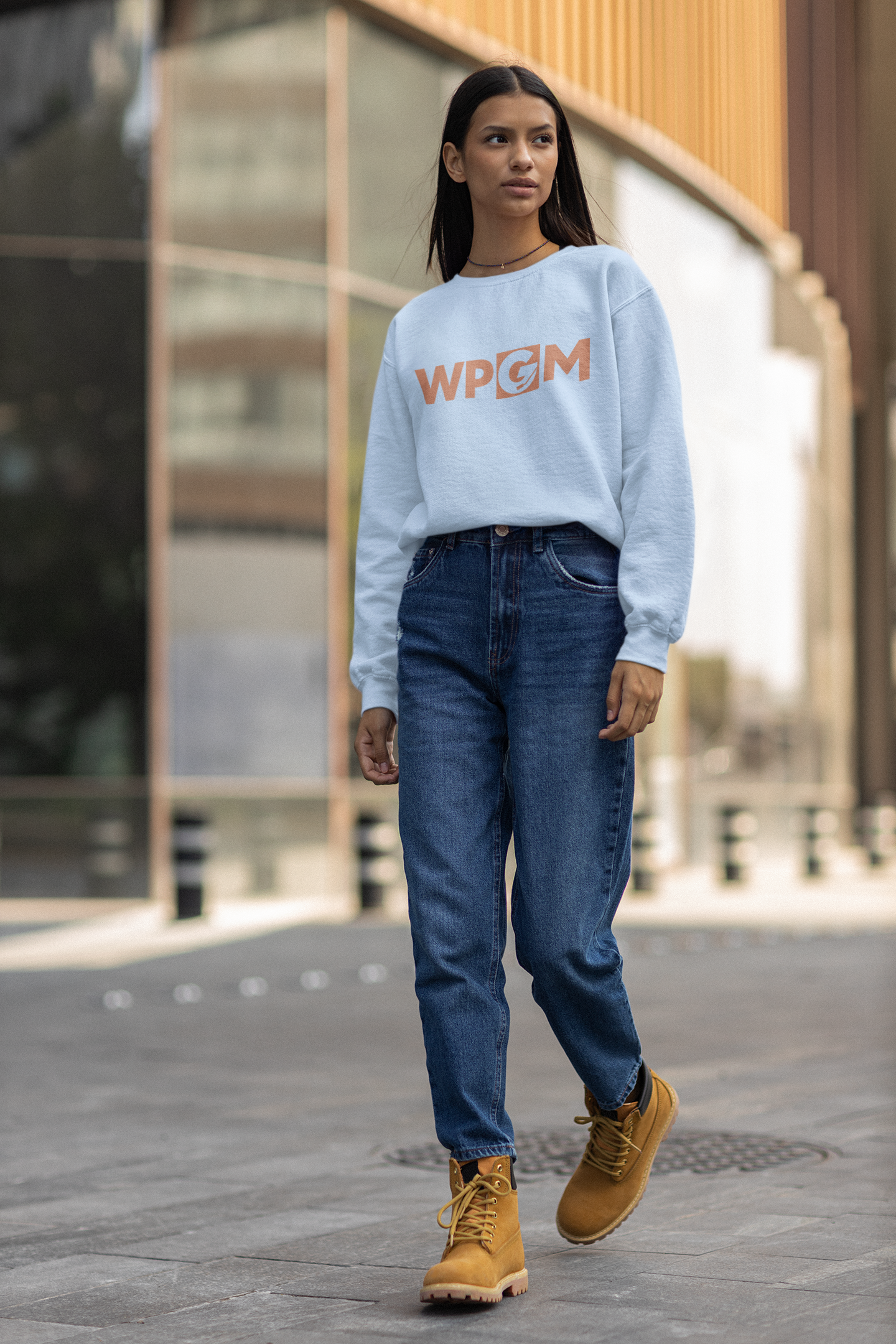 WPGM Classic (Orange) Unisex Crewneck Sweatshirt