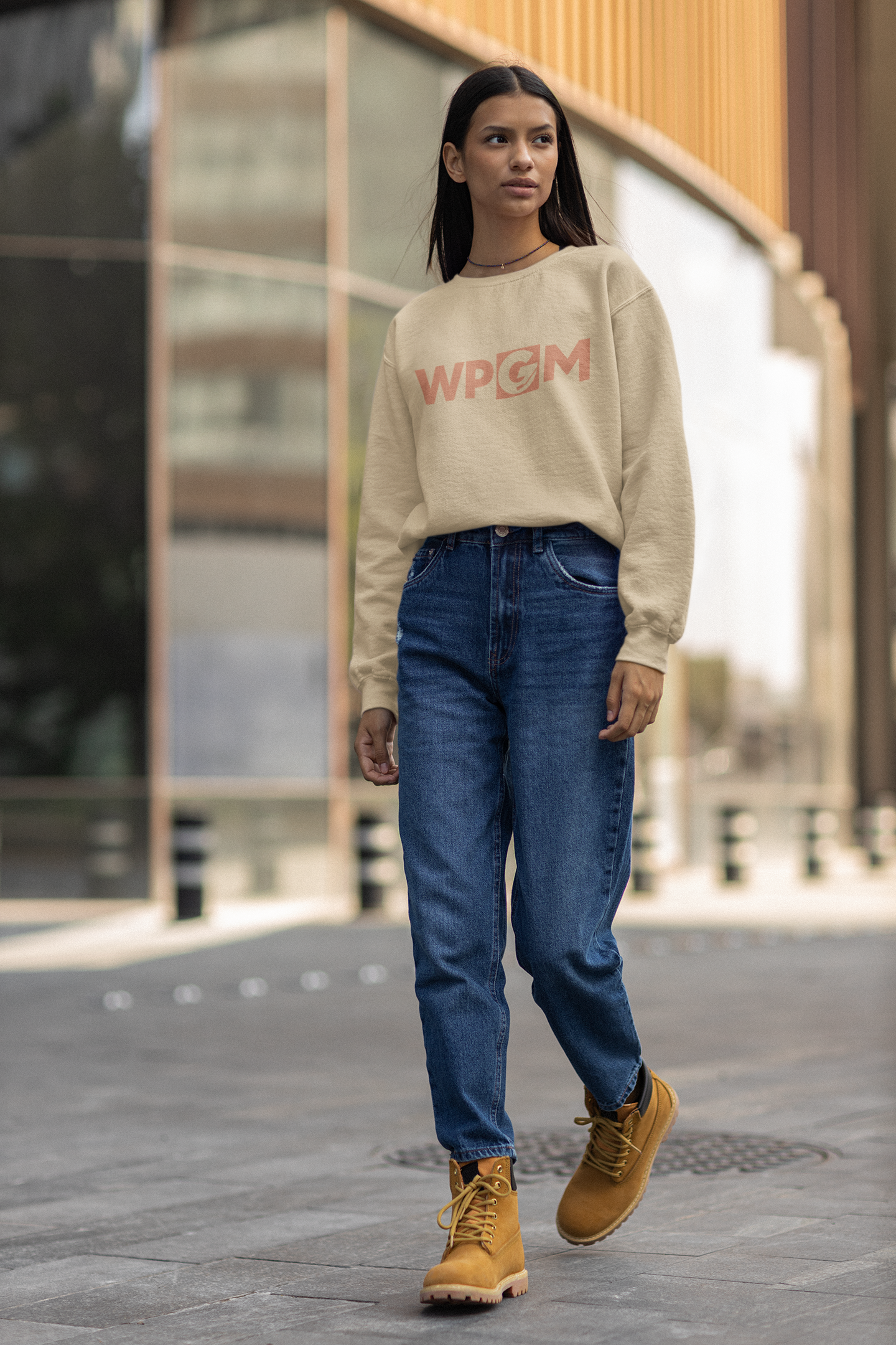 WPGM Classic (Orange) Unisex Crewneck Sweatshirt