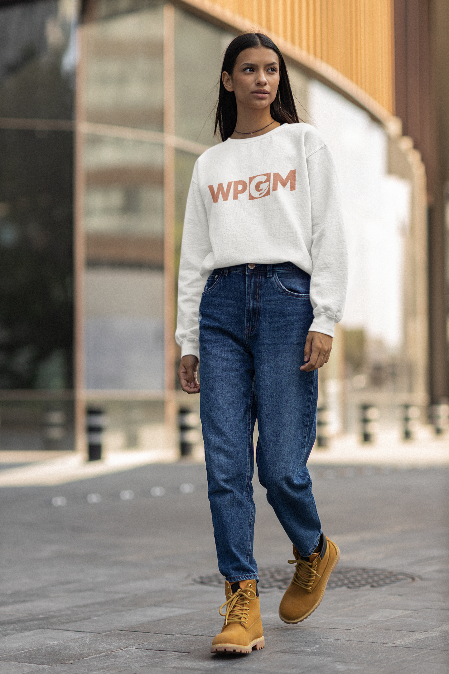 WPGM Classic (Orange) Unisex Crewneck Sweatshirt