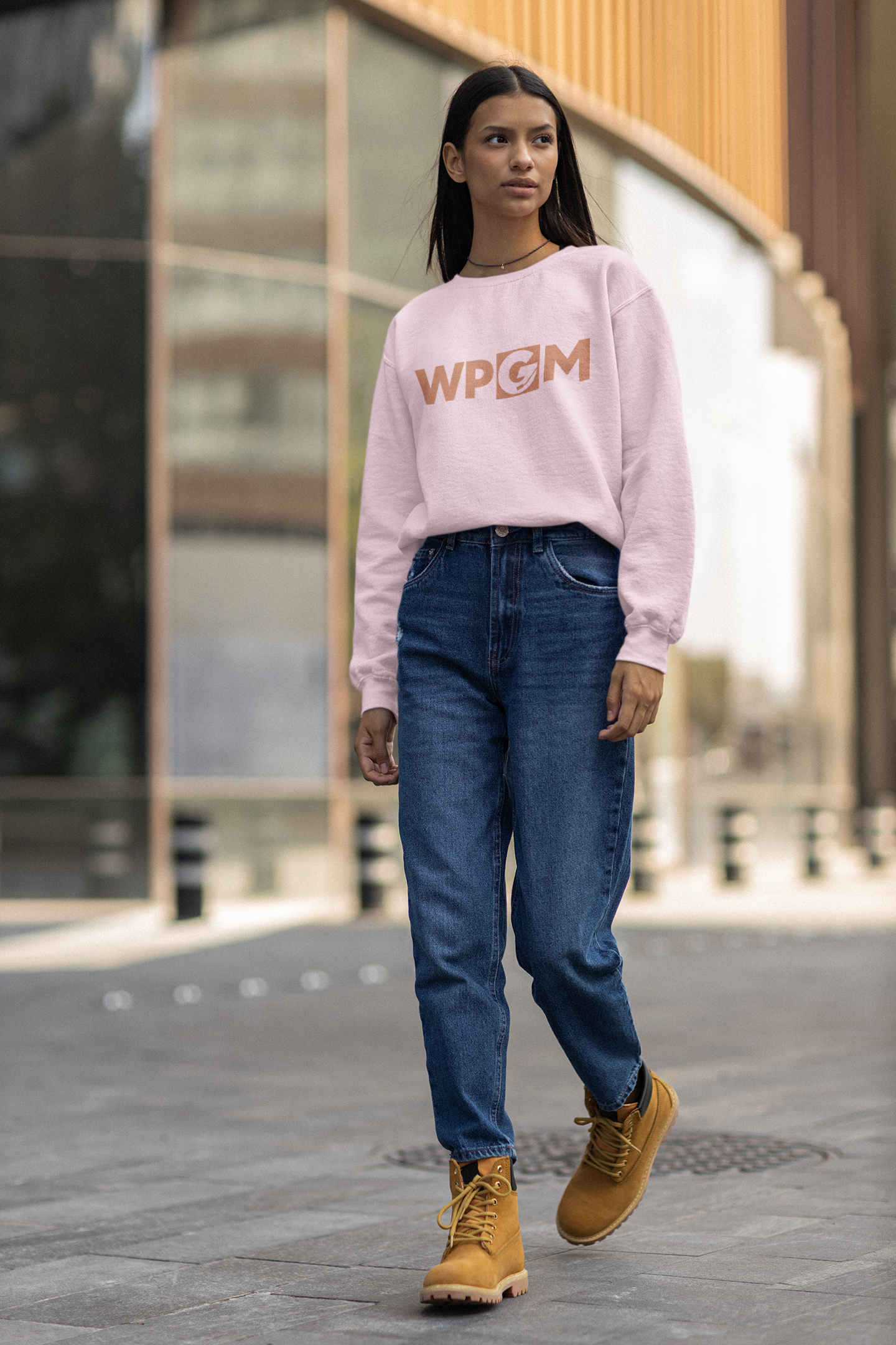 WPGM Classic (Orange) Unisex Crewneck Sweatshirt